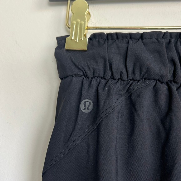 Lululemon Stretch High Rise Full Length Jogger Black Pants Size 4 - Picture 6 of 8